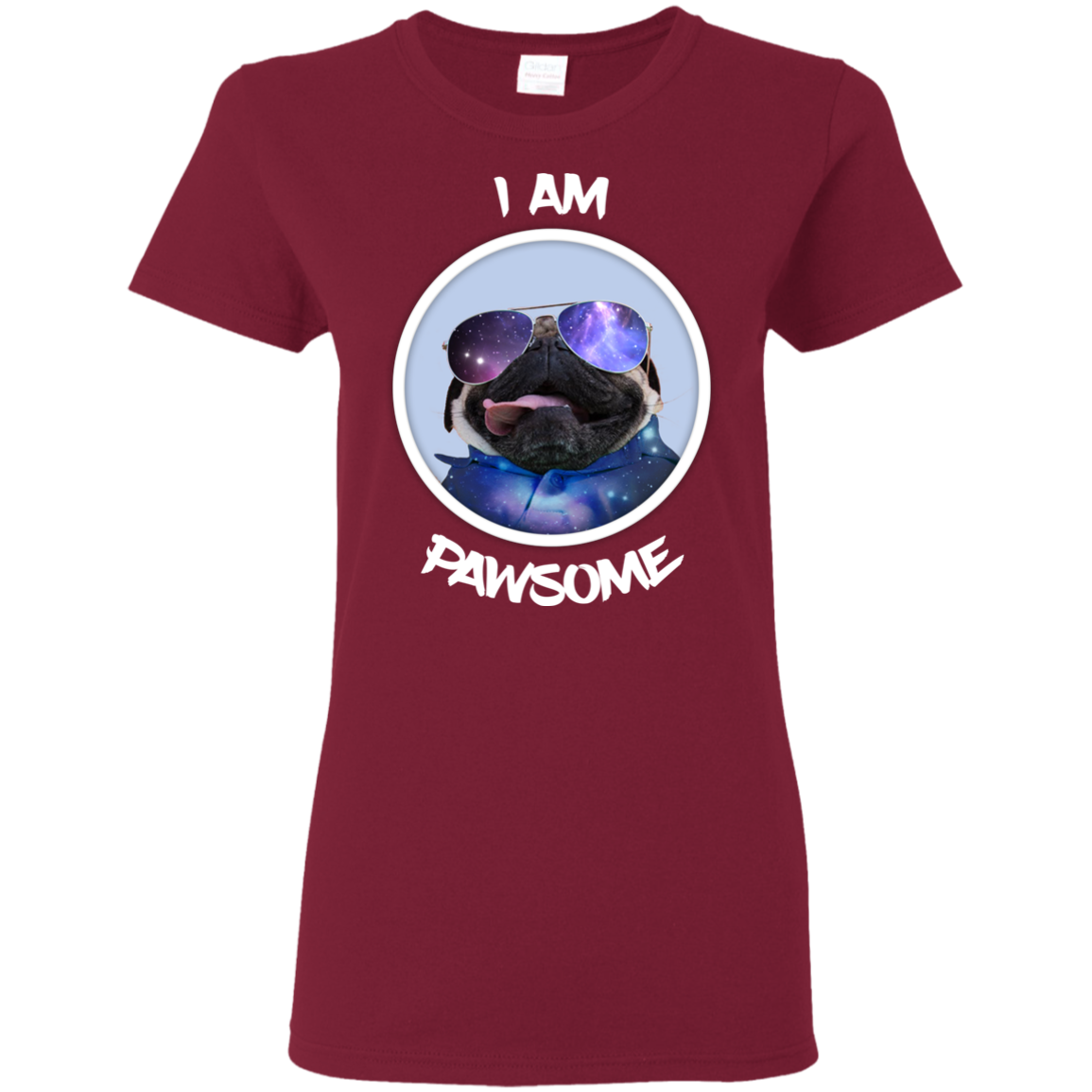 Nice Pug T Shirts - I Am Pawsome Pug, is a cool gift for friends
