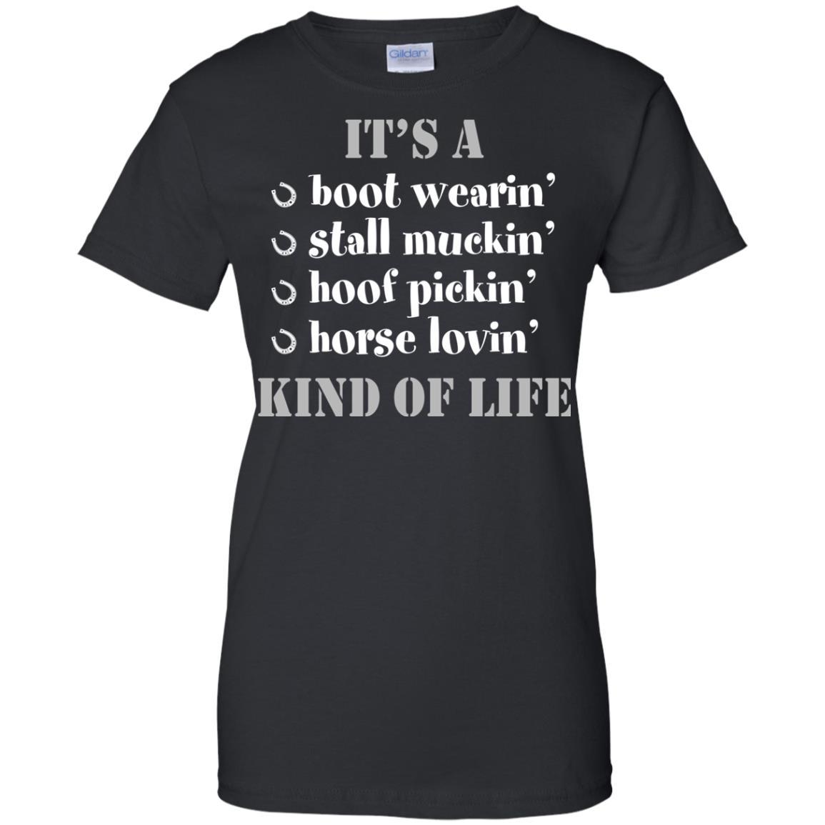 It's A Kind Of Life Horse Tshirt For Equestrian Lover Gift
