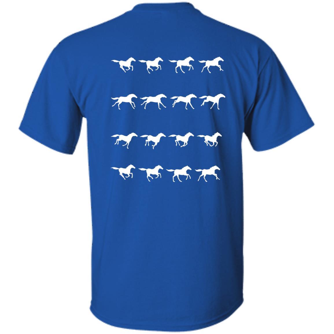 Horse Running Stop Motion Horse Tee Shirt For Equestrian Gift