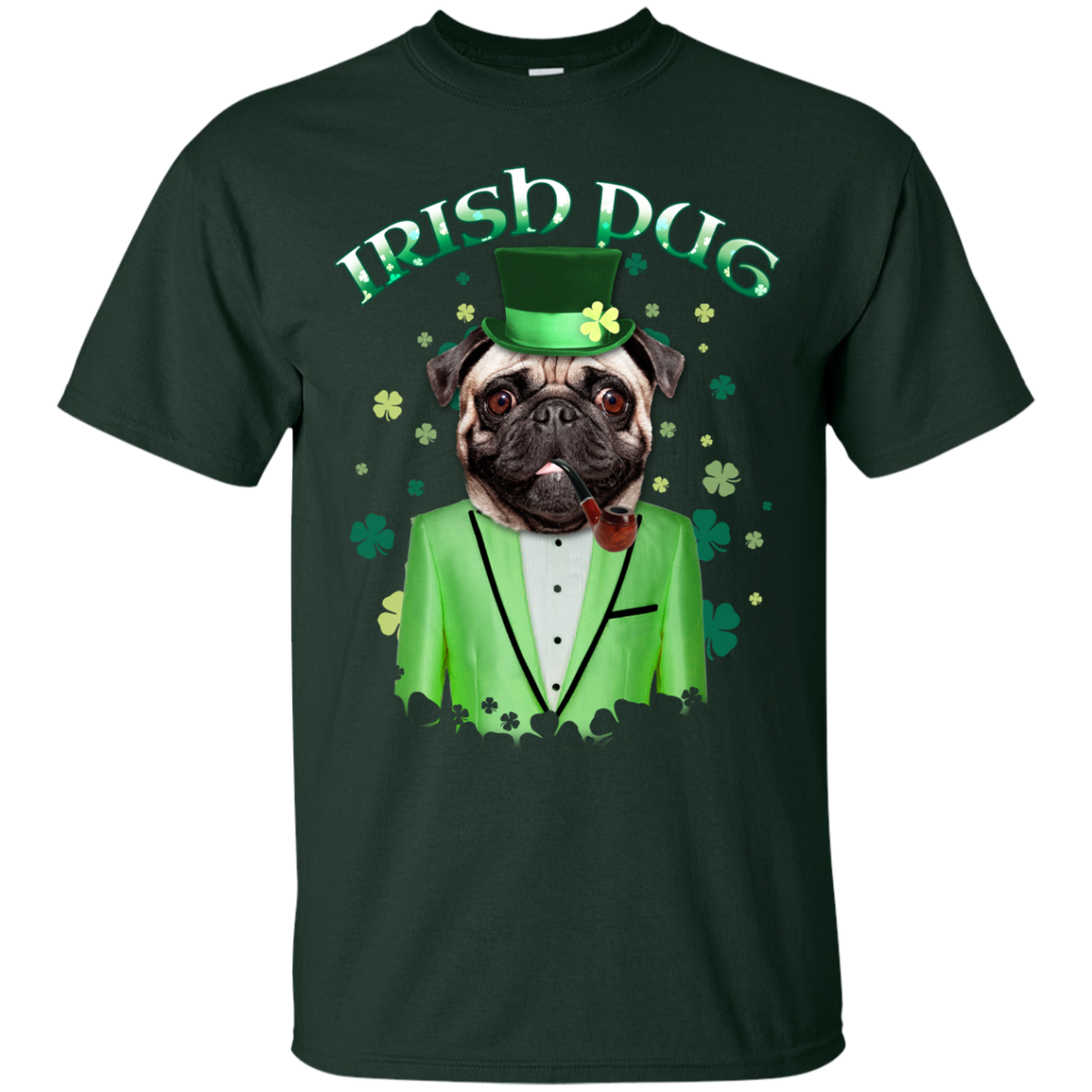 Nice Pug T Shirts - Irish Pug Ver 1, is a cool gift for your friends