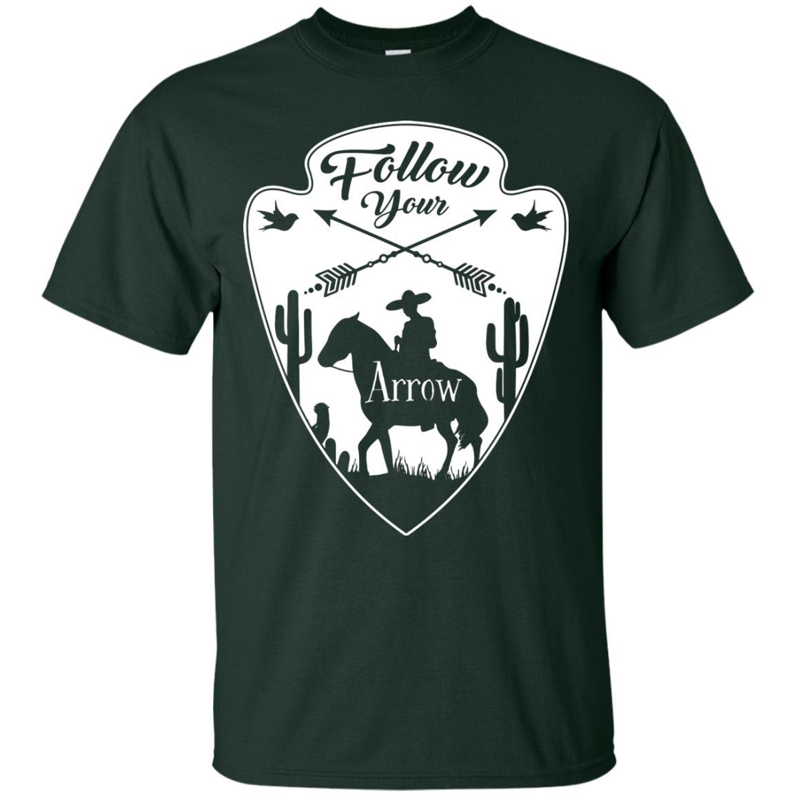 Nice Horse Tshirt Follow Your Arrow is a cool equestrian gift for friends
