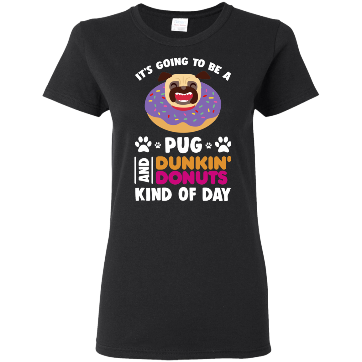 A Pug And Donut T Shirts