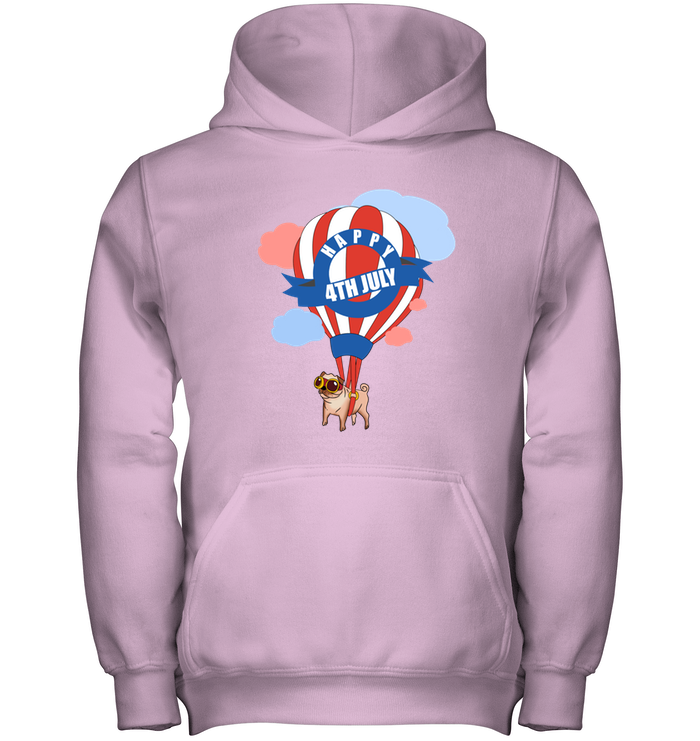 Pug - Happy 4th July T Shirts