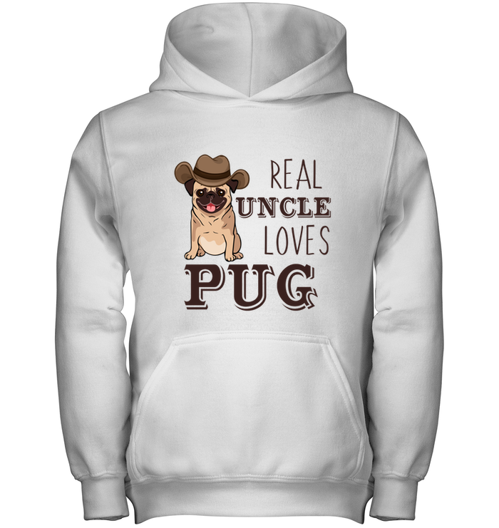 Real Uncle Loves Pug T Shirts