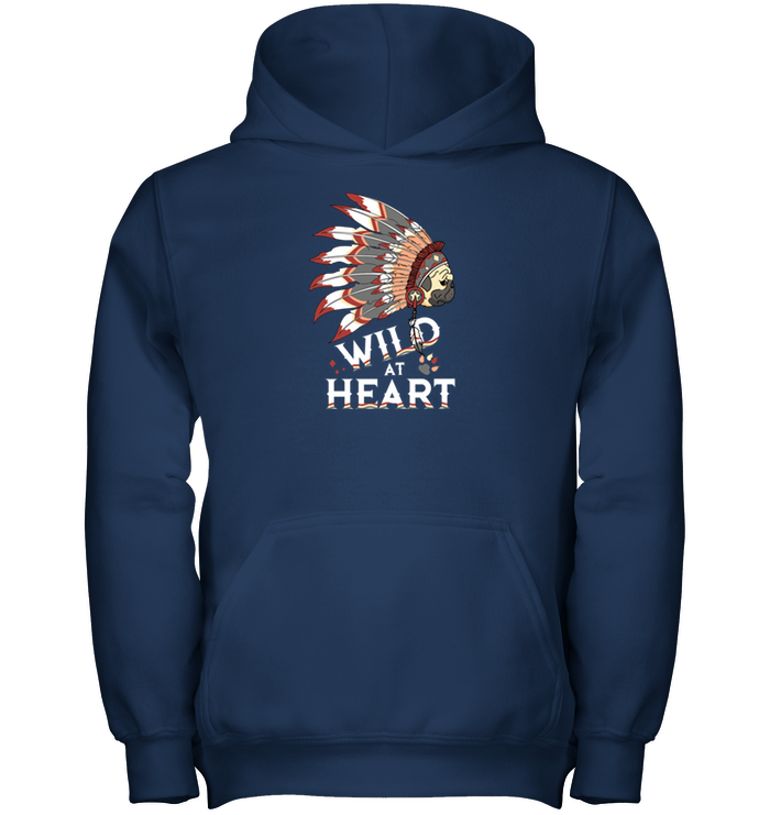 Pug - Wild At Heart T Shirts