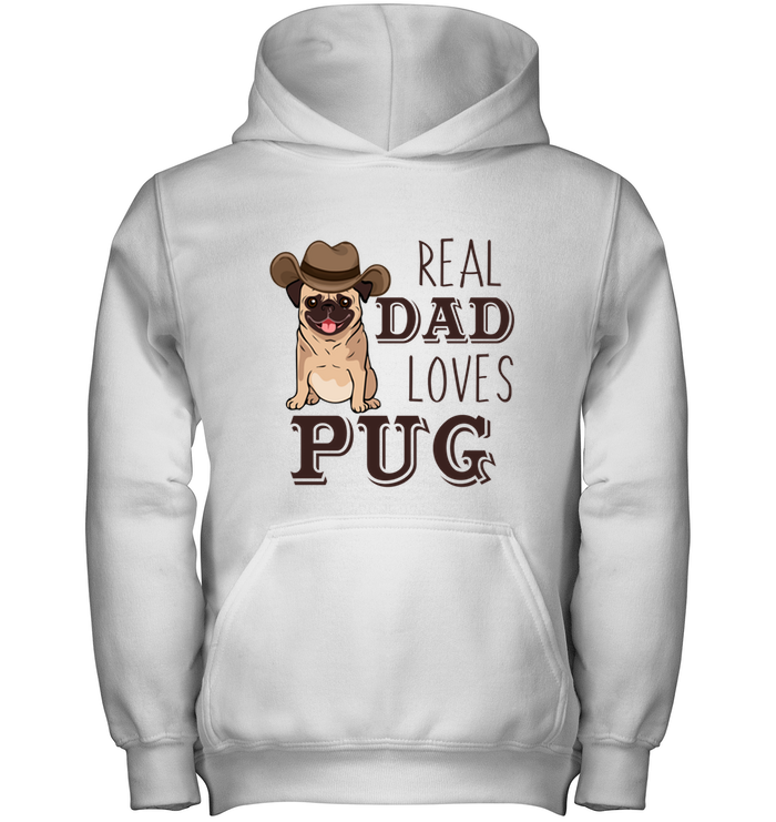 Real Dad Loves Pug T Shirts
