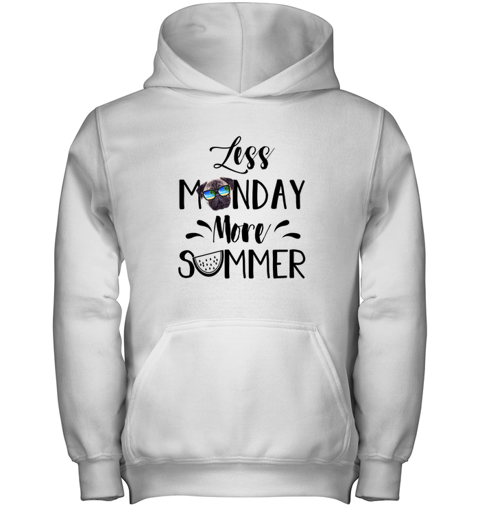 Pug - Less Monday More Summer T Shirts