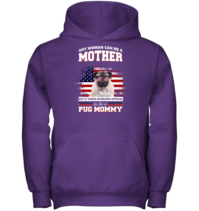 It Takes Someone Special To Be A Pug Mommy With American Flag T Shirts