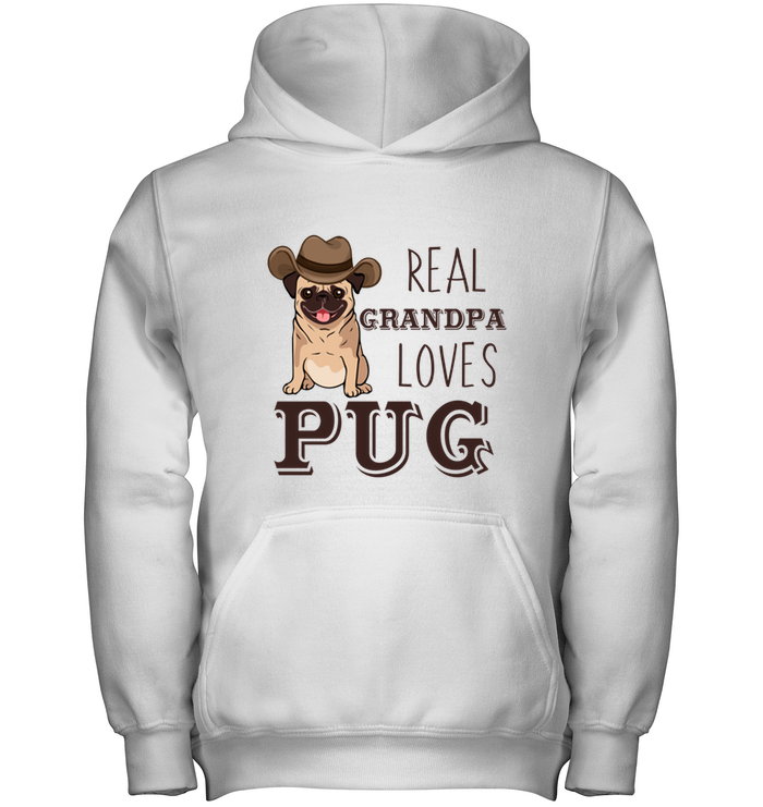 Real Grandpa Loves Pug T Shirts