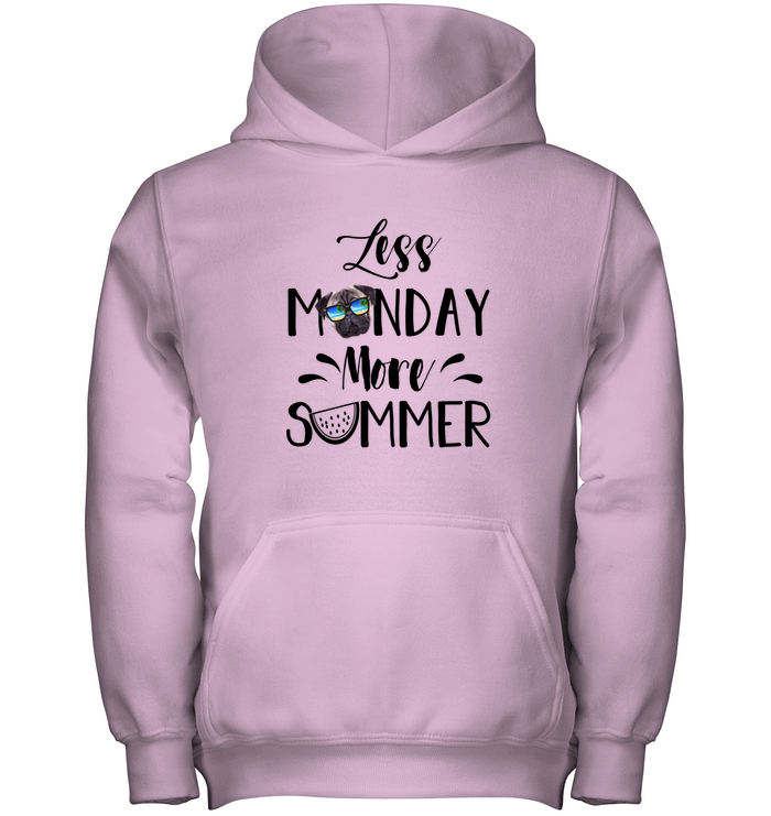 Pug - Less Monday More Summer T Shirts