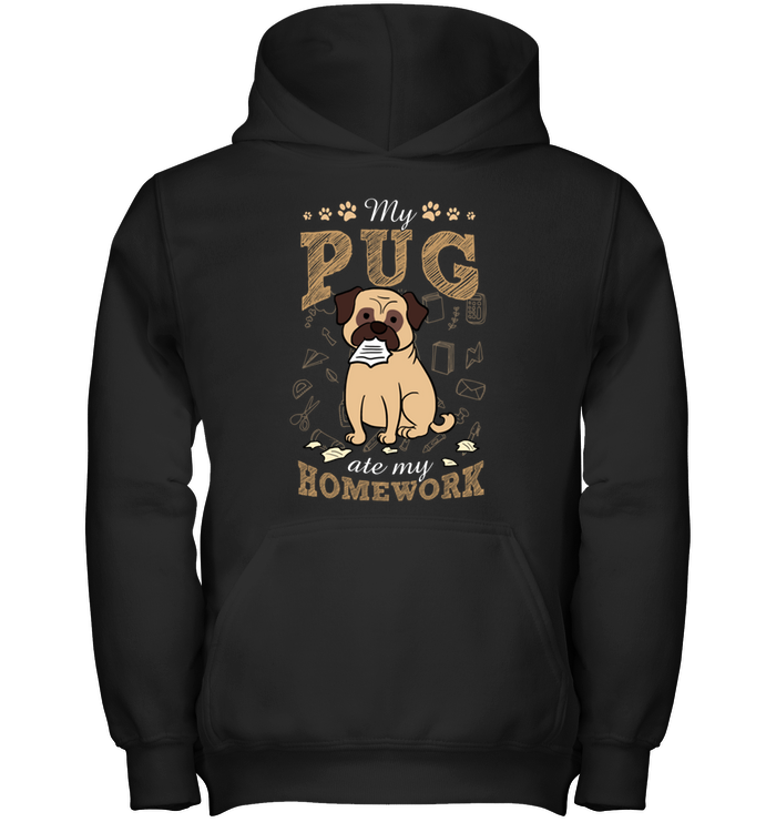 My Pug Ate My Homework T Shirts