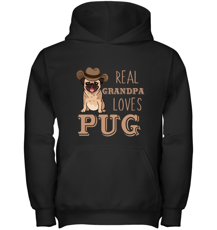Real Grandpa Loves Pug T Shirts