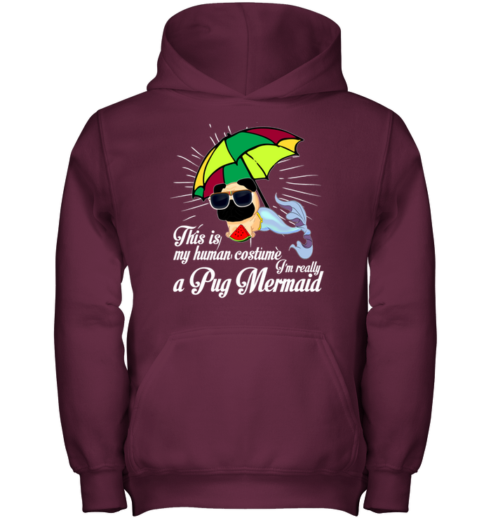 I’m Really A Pug Mermaid T Shirts