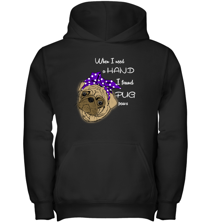 I Found Pug Paws T Shirts