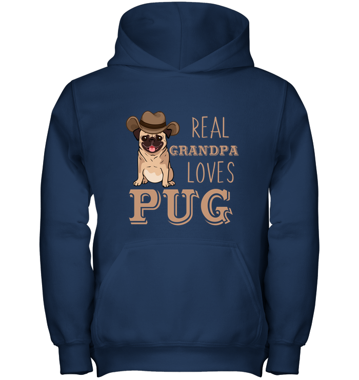 Real Grandpa Loves Pug T Shirts
