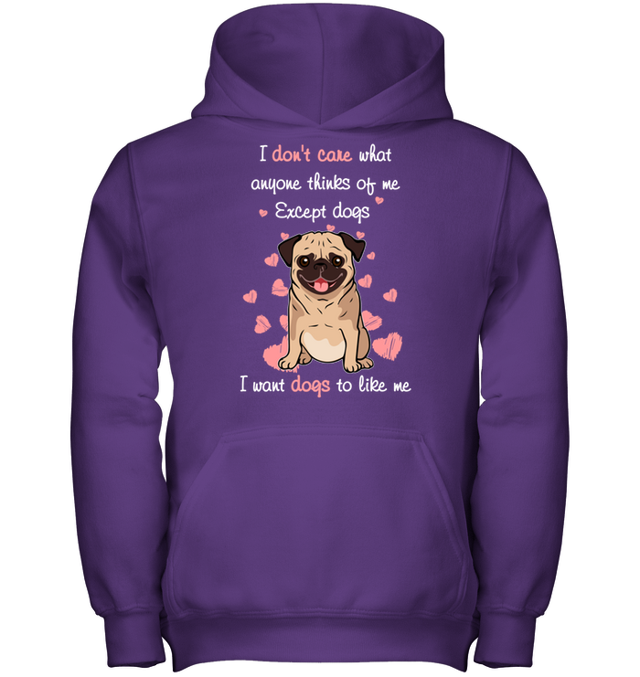 I Want Dogs To Like Me Pug T Shirts
