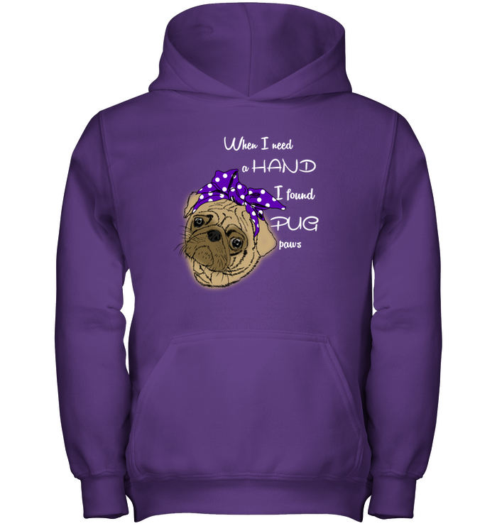 I Found Pug Paws T Shirts