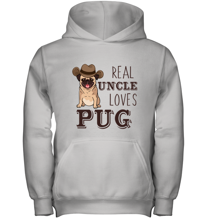 Real Uncle Loves Pug T Shirts