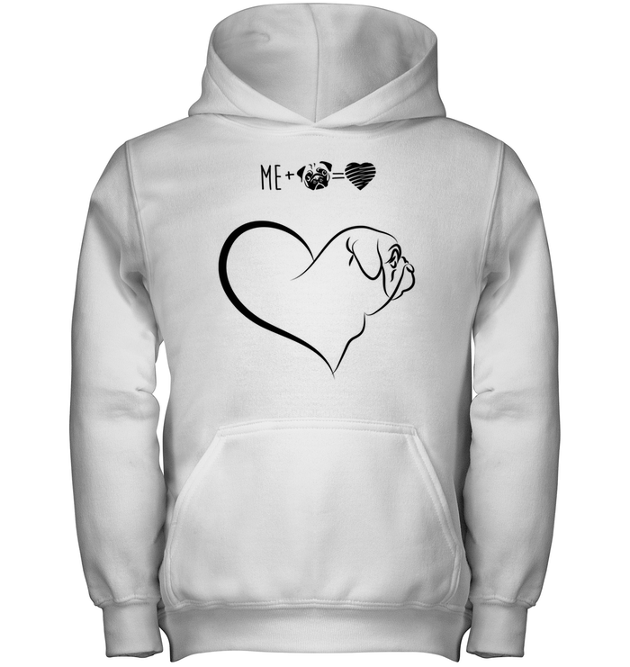 Heart - Me And Pug T Shirts