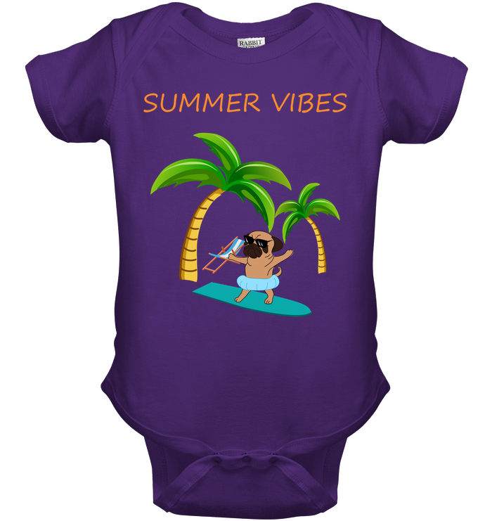Pug Summer Vibes T Shirts