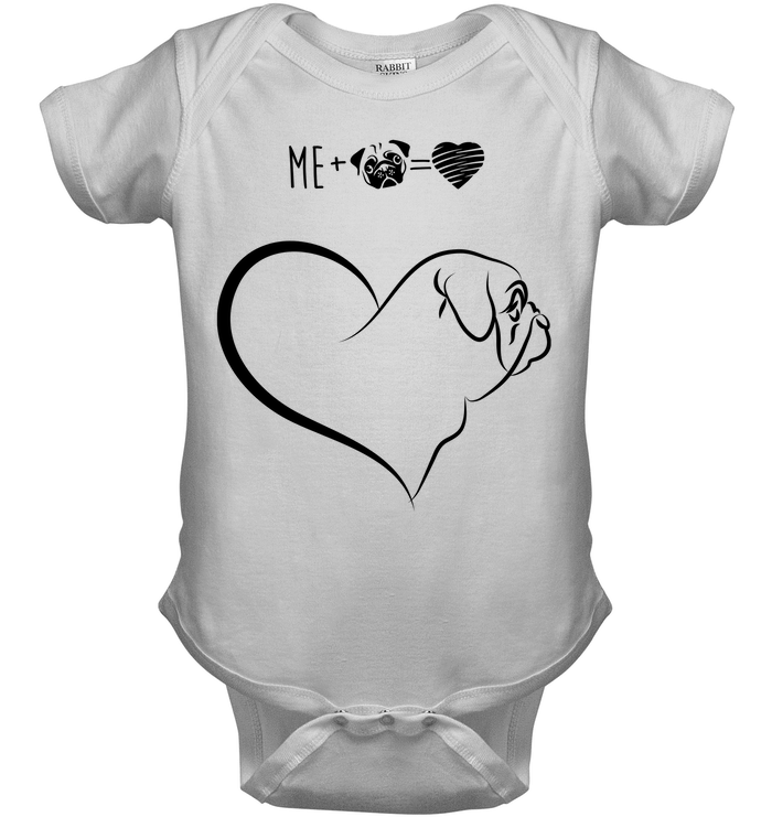 Heart - Me And Pug T Shirts