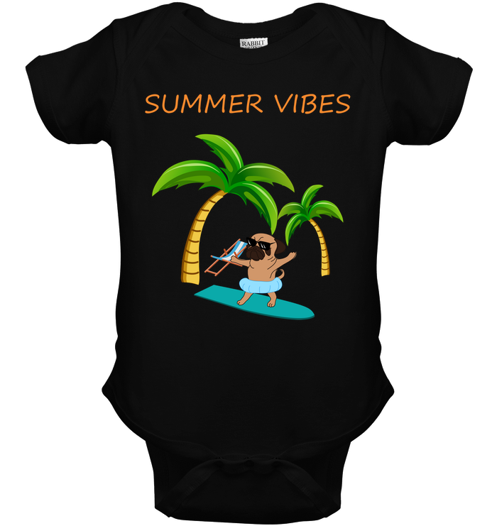 Pug Summer Vibes T Shirts