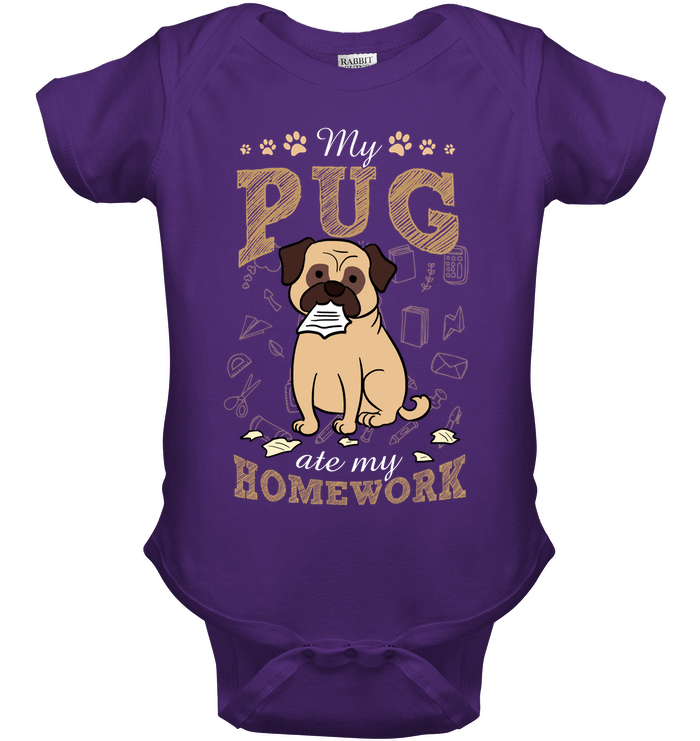 My Pug Ate My Homework T Shirts