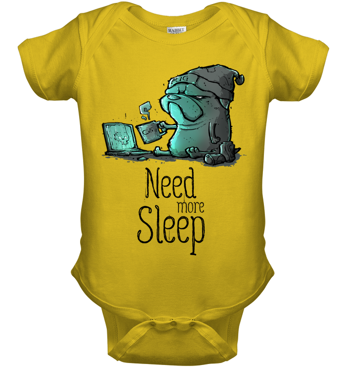 Pug - Need More Sleep T Shirts