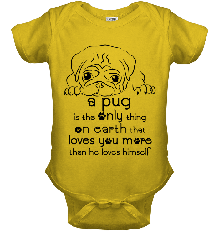 A Pug Loves You More Than He Loves Himself T Shirts