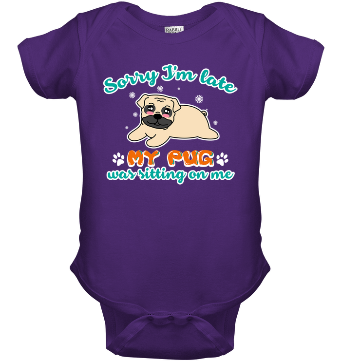 My Pug Was Sitting On Me T Shirts
