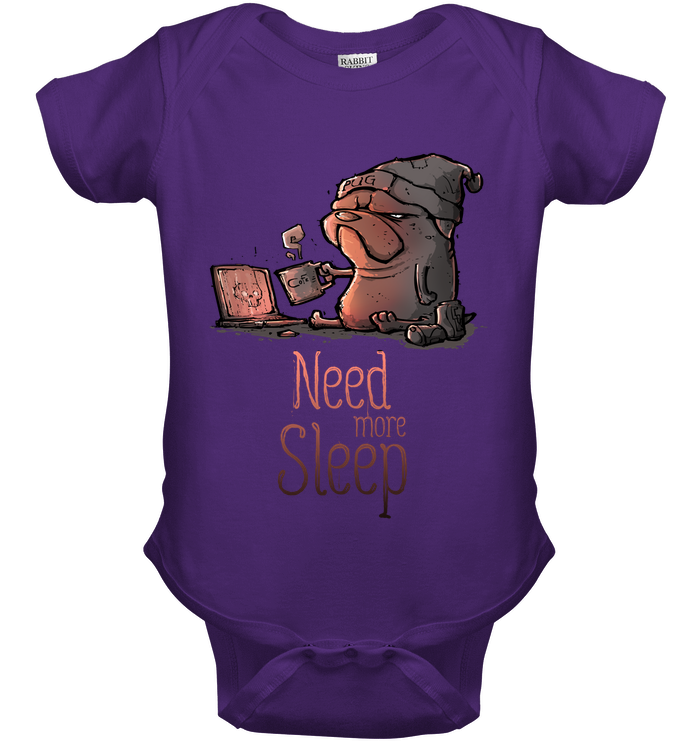 Pug - Need More Sleep T Shirts Ver2
