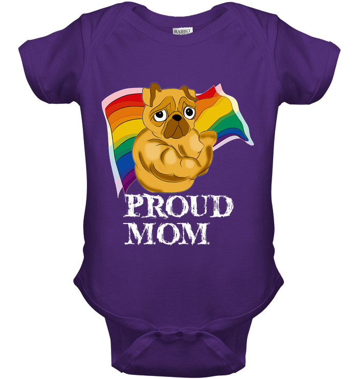 Proud Mom Pug T Shirts
