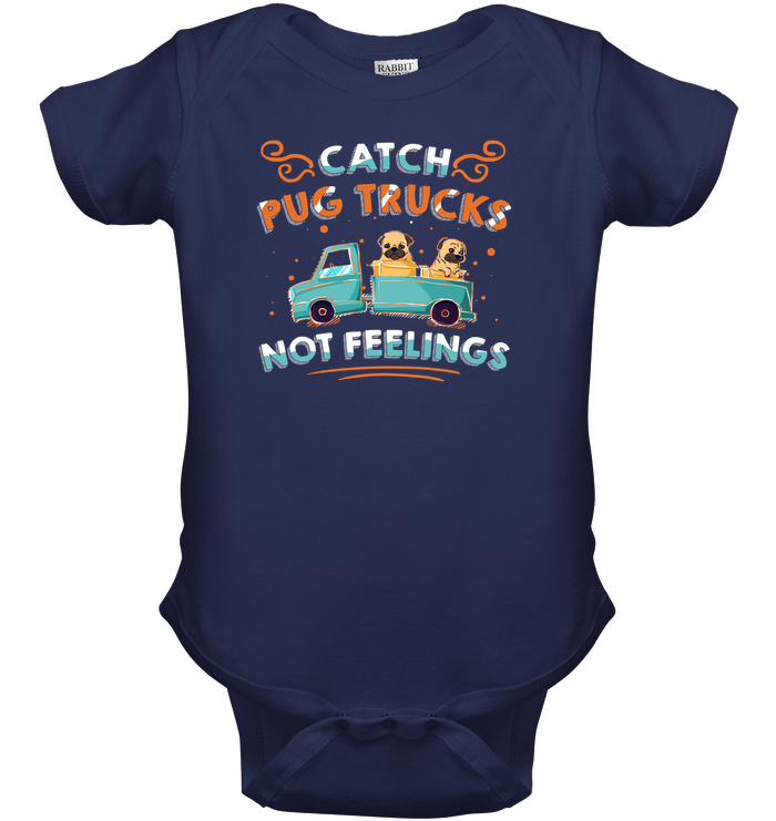 Catch Pug Trucks T Shirts