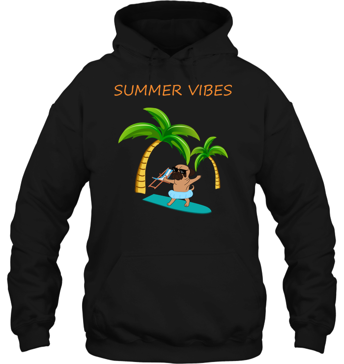 Pug Summer Vibes T Shirts