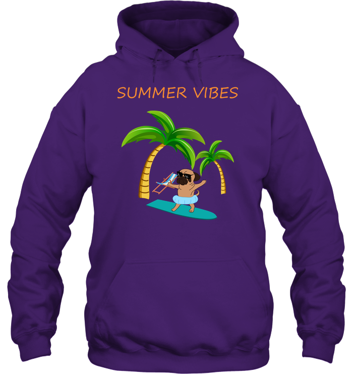 Pug Summer Vibes T Shirts