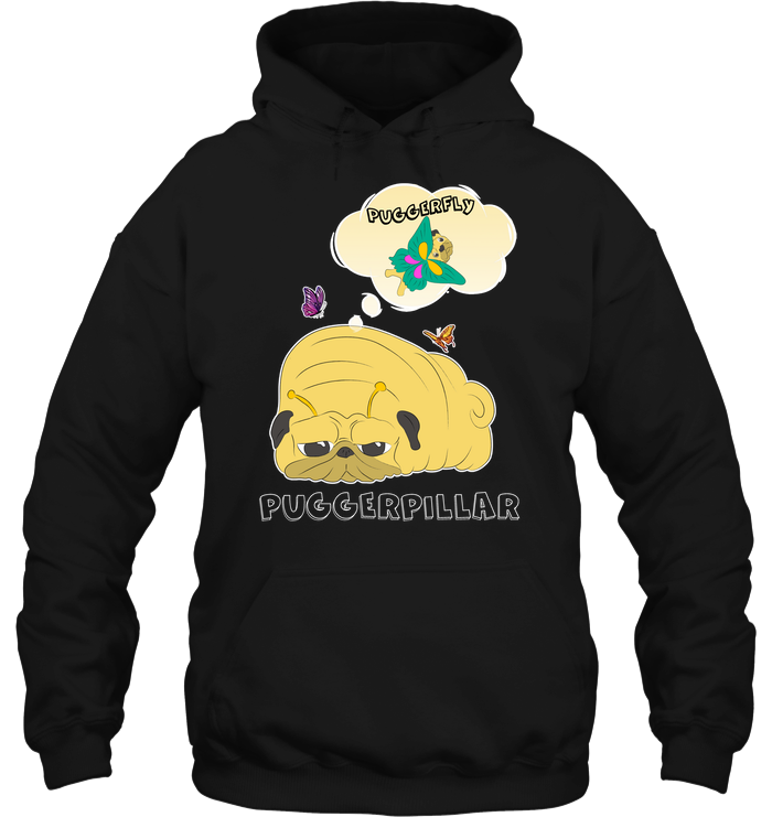 Puggerpillar Pug T Shirts