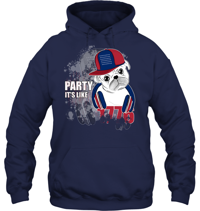 Pug Party It's Like 1776 T Shirts