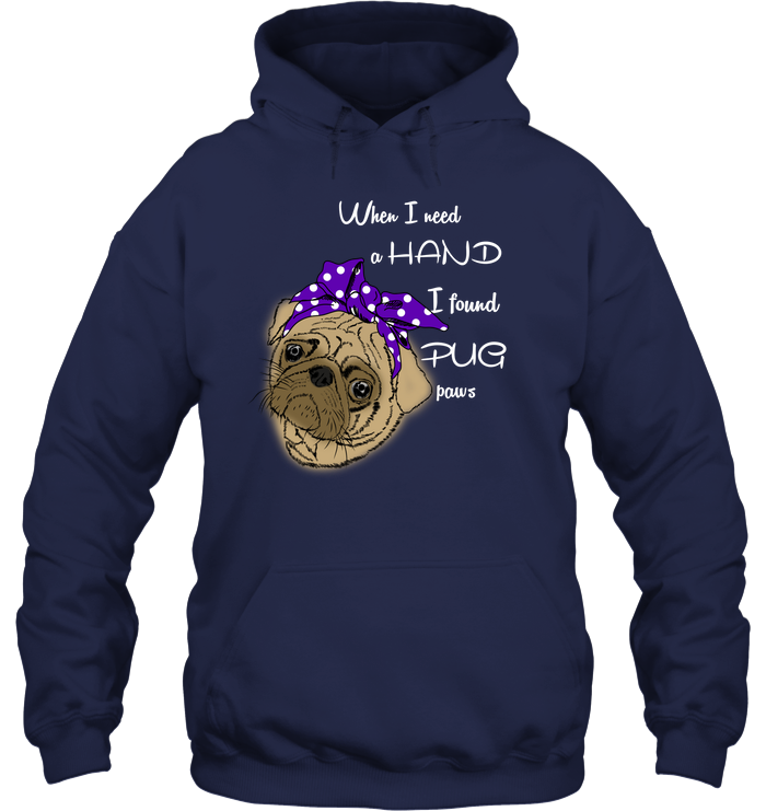 I Found Pug Paws T Shirts