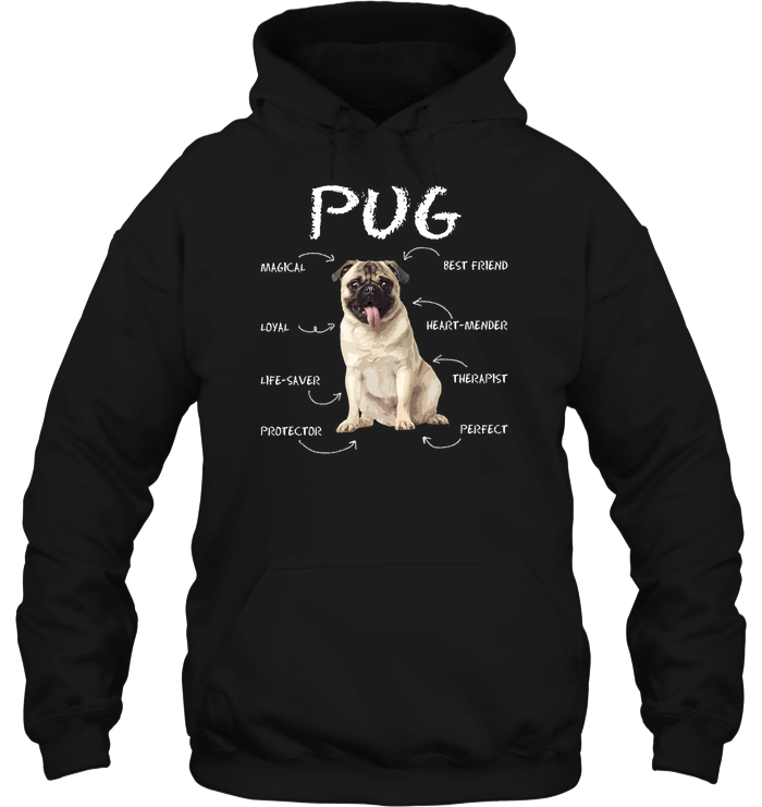Pug - Magical Loyal Life Saver T Shirts