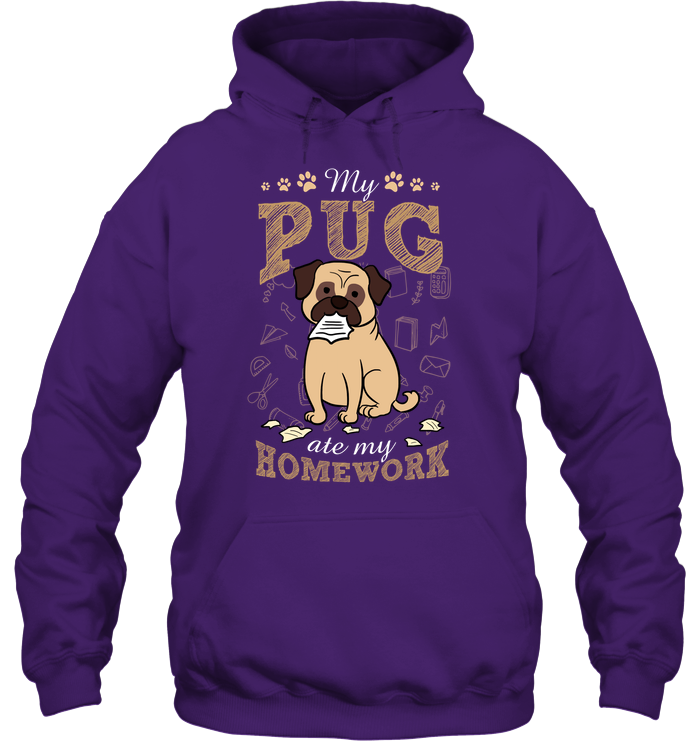 My Pug Ate My Homework T Shirts