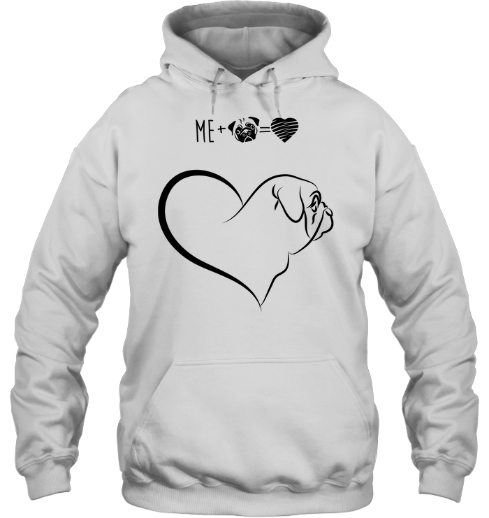 Heart - Me And Pug T Shirts