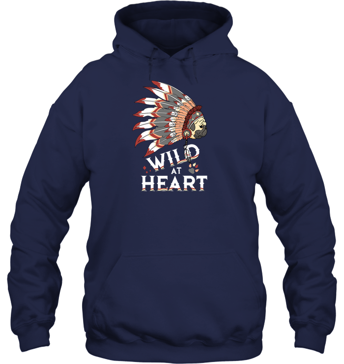 Pug - Wild At Heart T Shirts