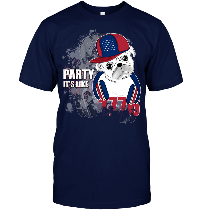 Pug Party It's Like 1776 T Shirts