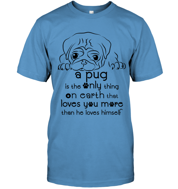 A Pug Loves You More Than He Loves Himself T Shirts