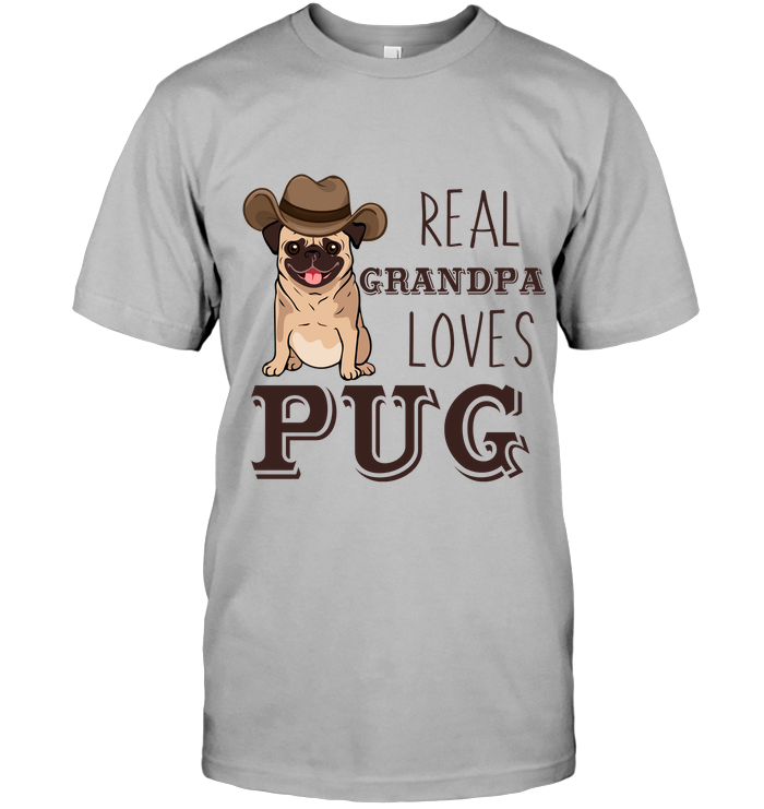 Real Grandpa Loves Pug T Shirts