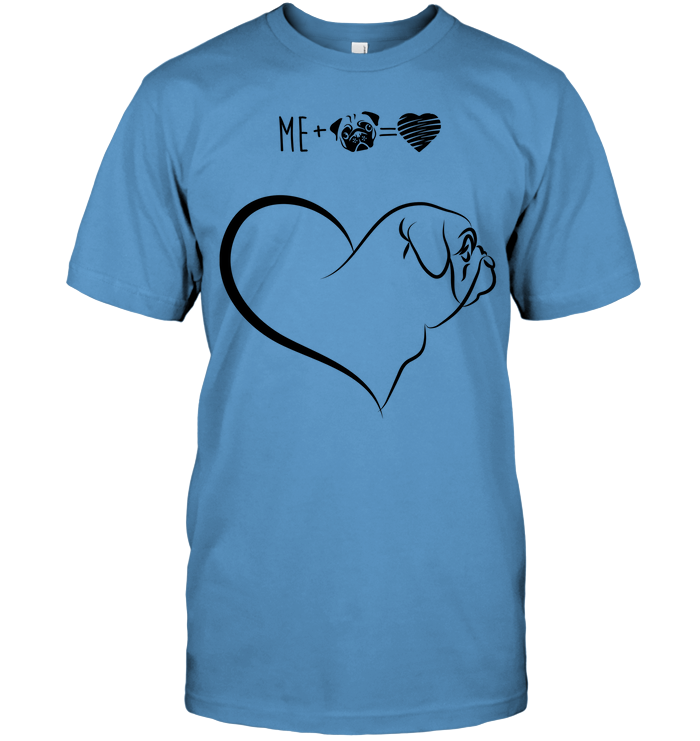 Heart - Me And Pug T Shirts