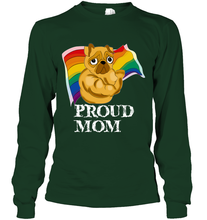 Proud Mom Pug T Shirts