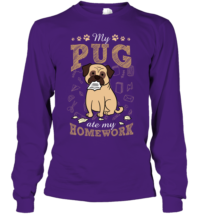 My Pug Ate My Homework T Shirts