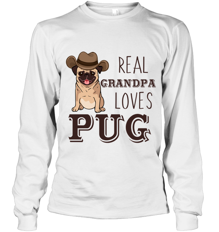 Real Grandpa Loves Pug T Shirts