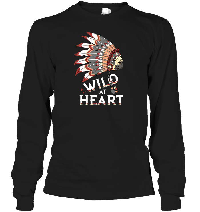 Pug - Wild At Heart T Shirts
